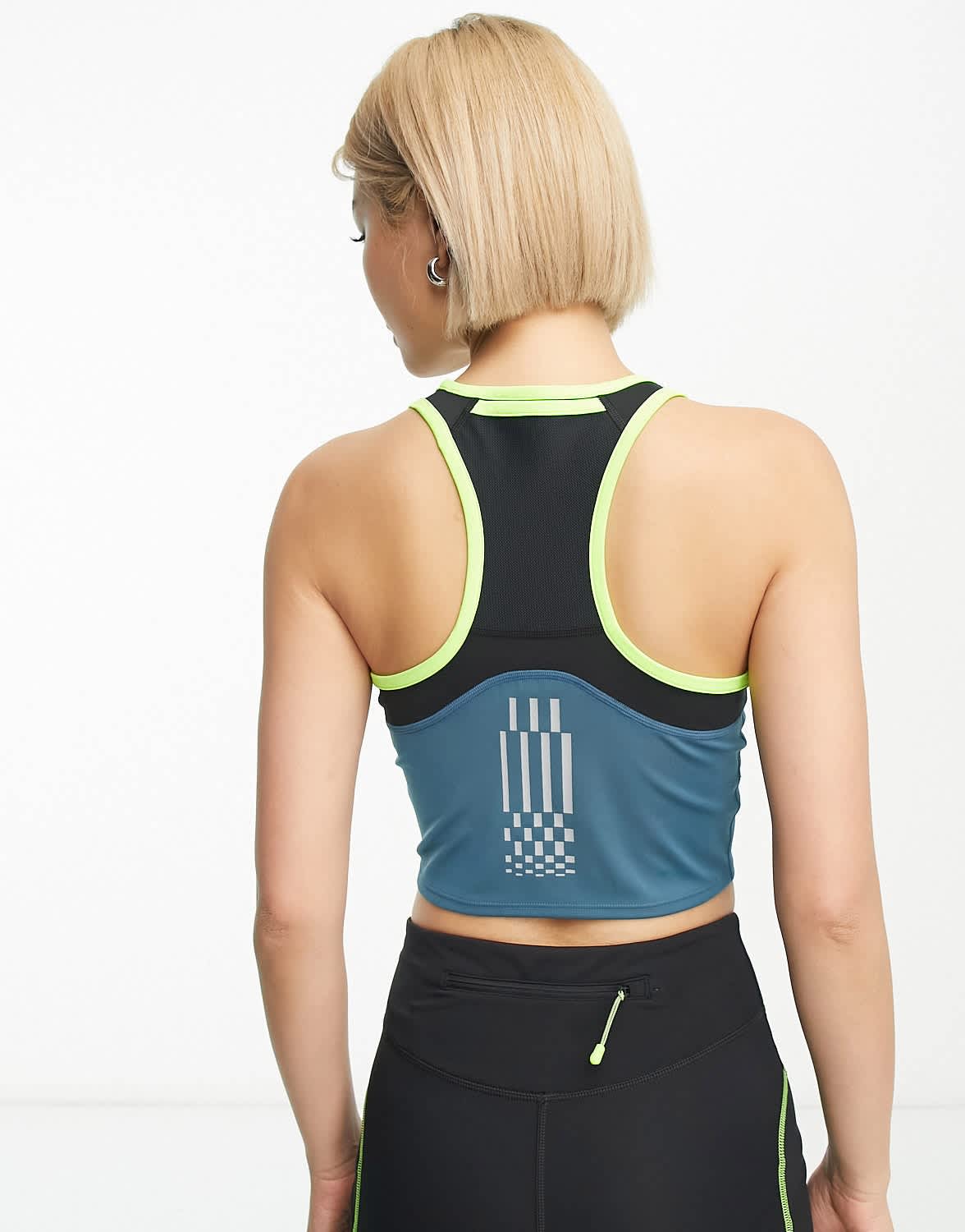 Under Armour Run Anywhere tank top in navy