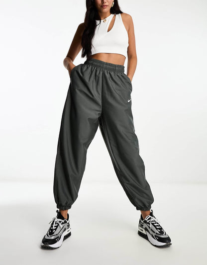 Nike Life GPX woven parachute joggers in iron grey
