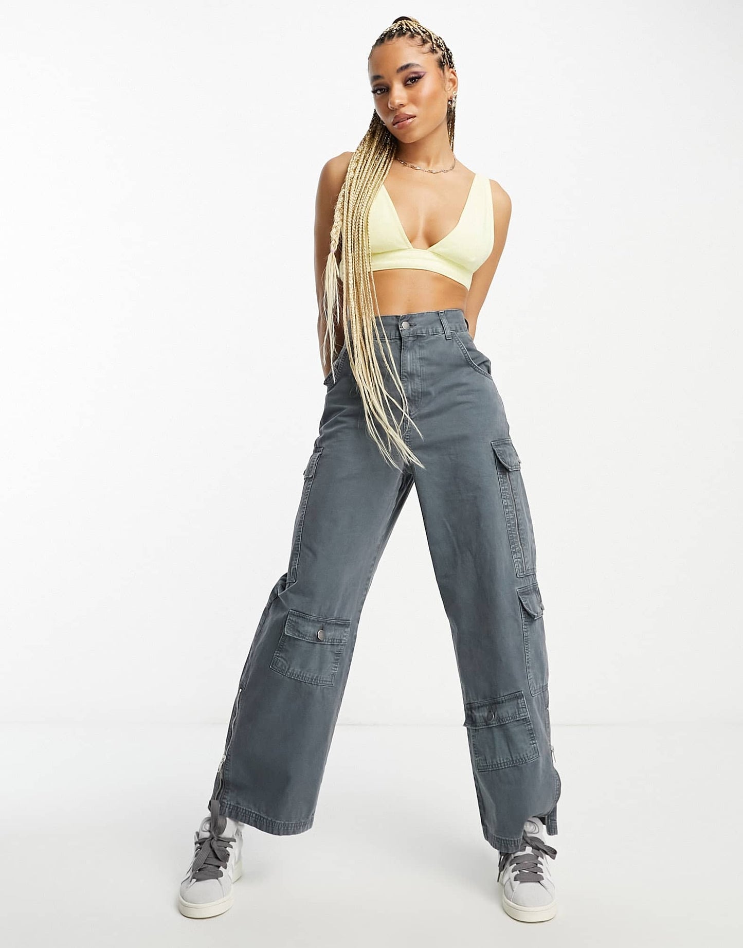 Signature 8 bralette top in lemon