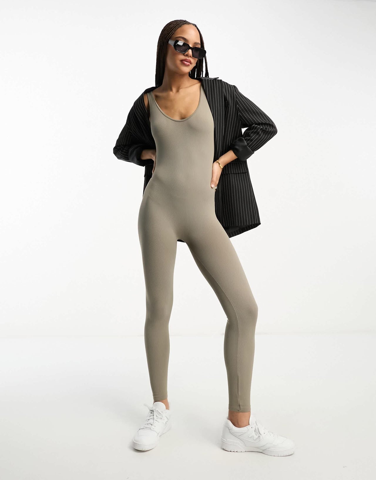 Pull&Bear unitard in grey