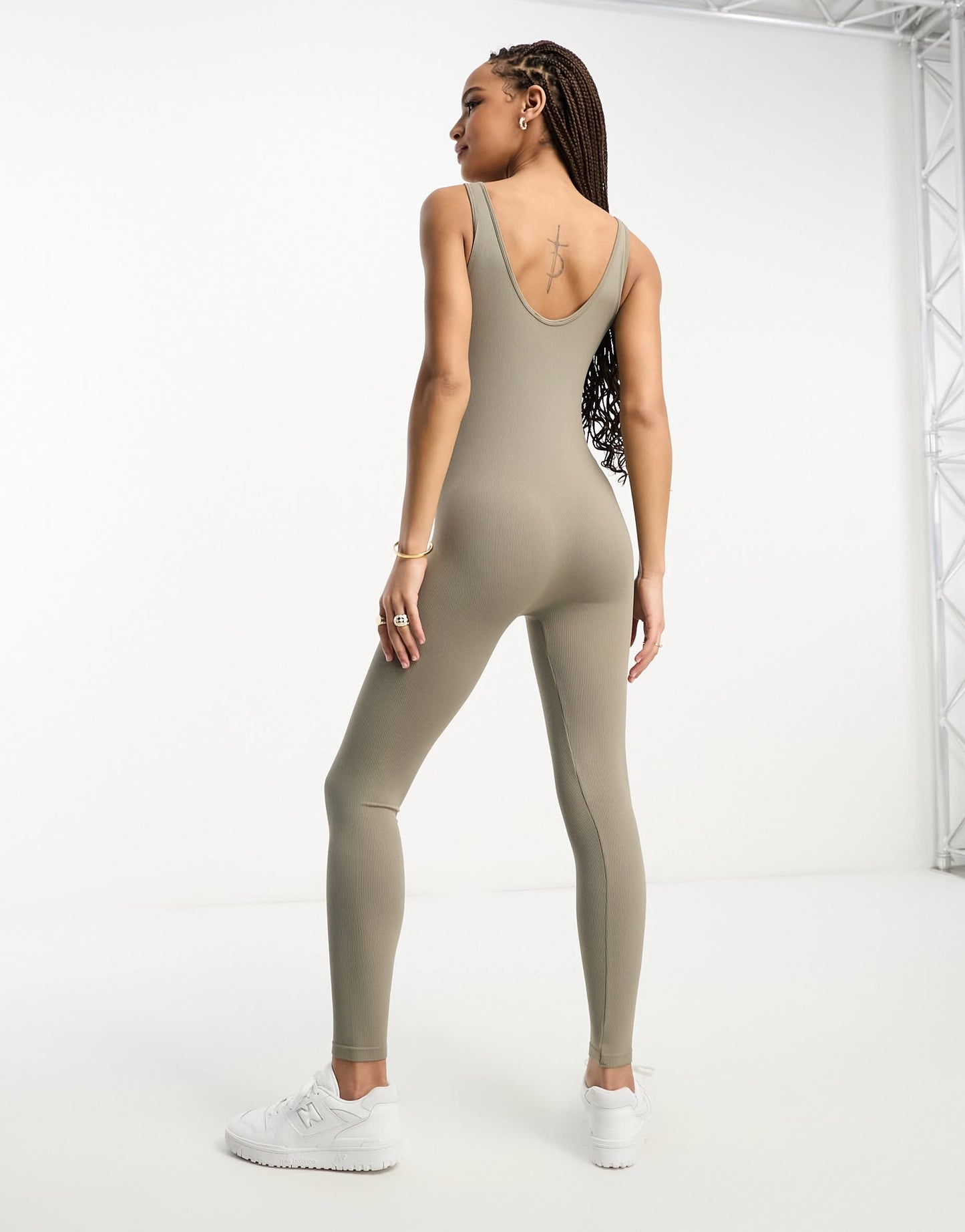 Pull&Bear unitard in grey