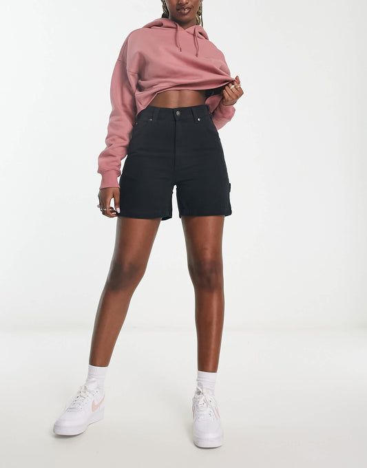 Dickies duck canvas carpenter shorts in black