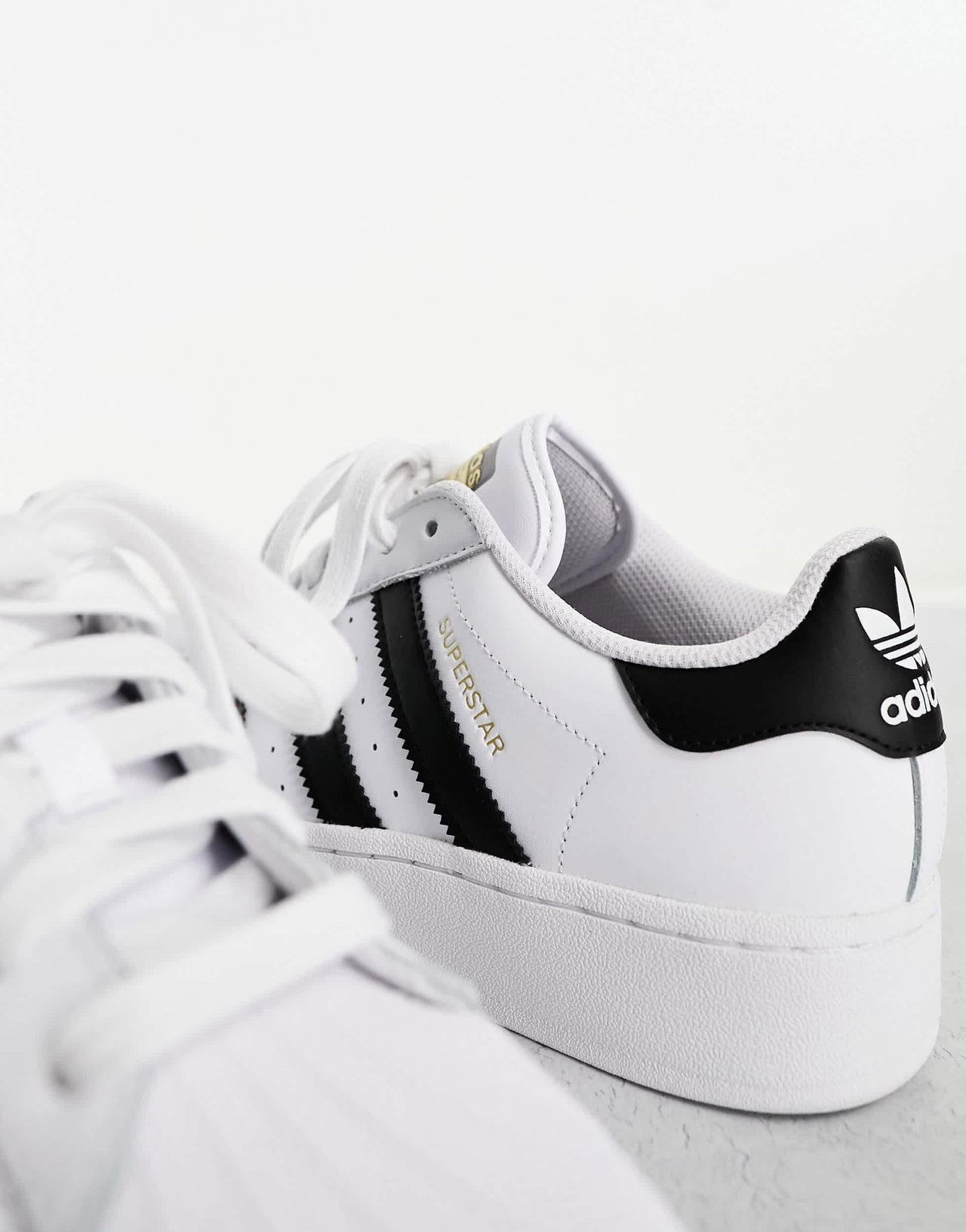 adidas Originals Superstar XLG trainers in white & black
