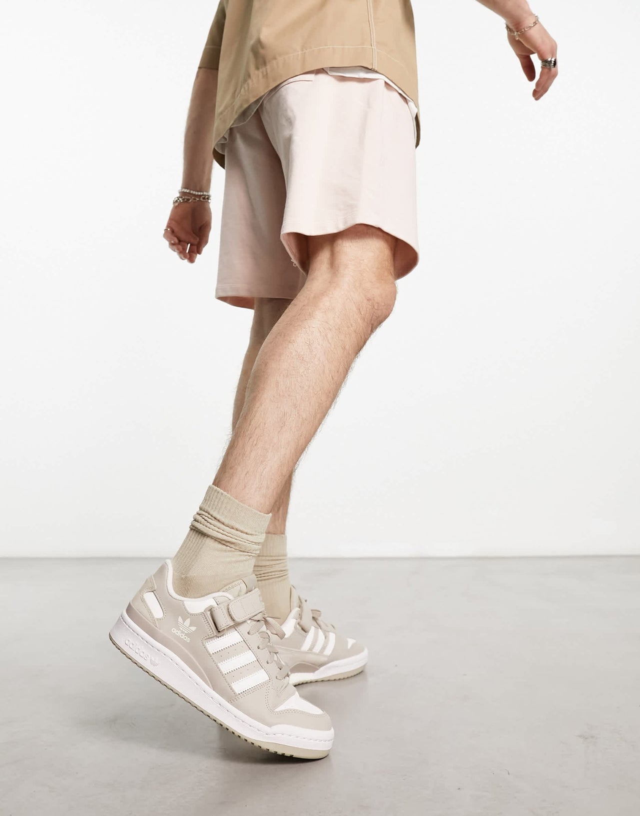 adidas Originals Forum Low trainers in beige