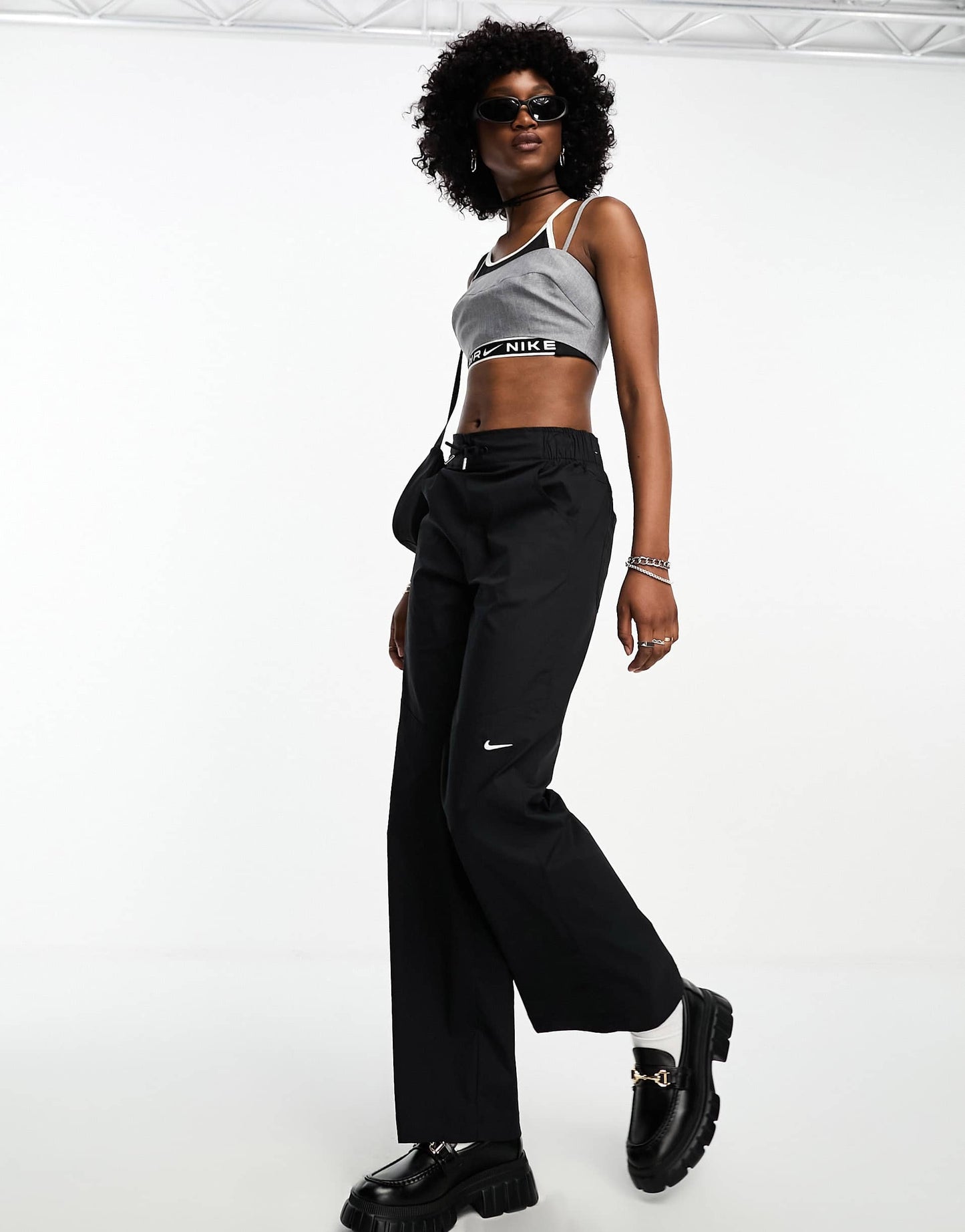 Nike Essential woven joggers in black