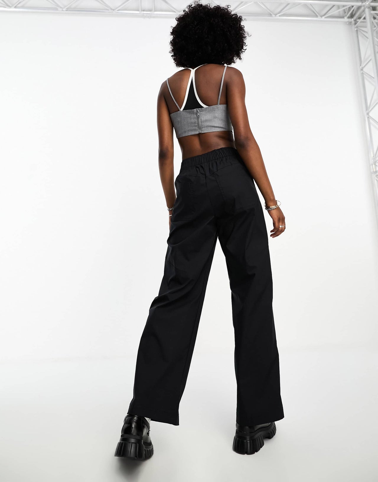 Nike Essential woven joggers in black