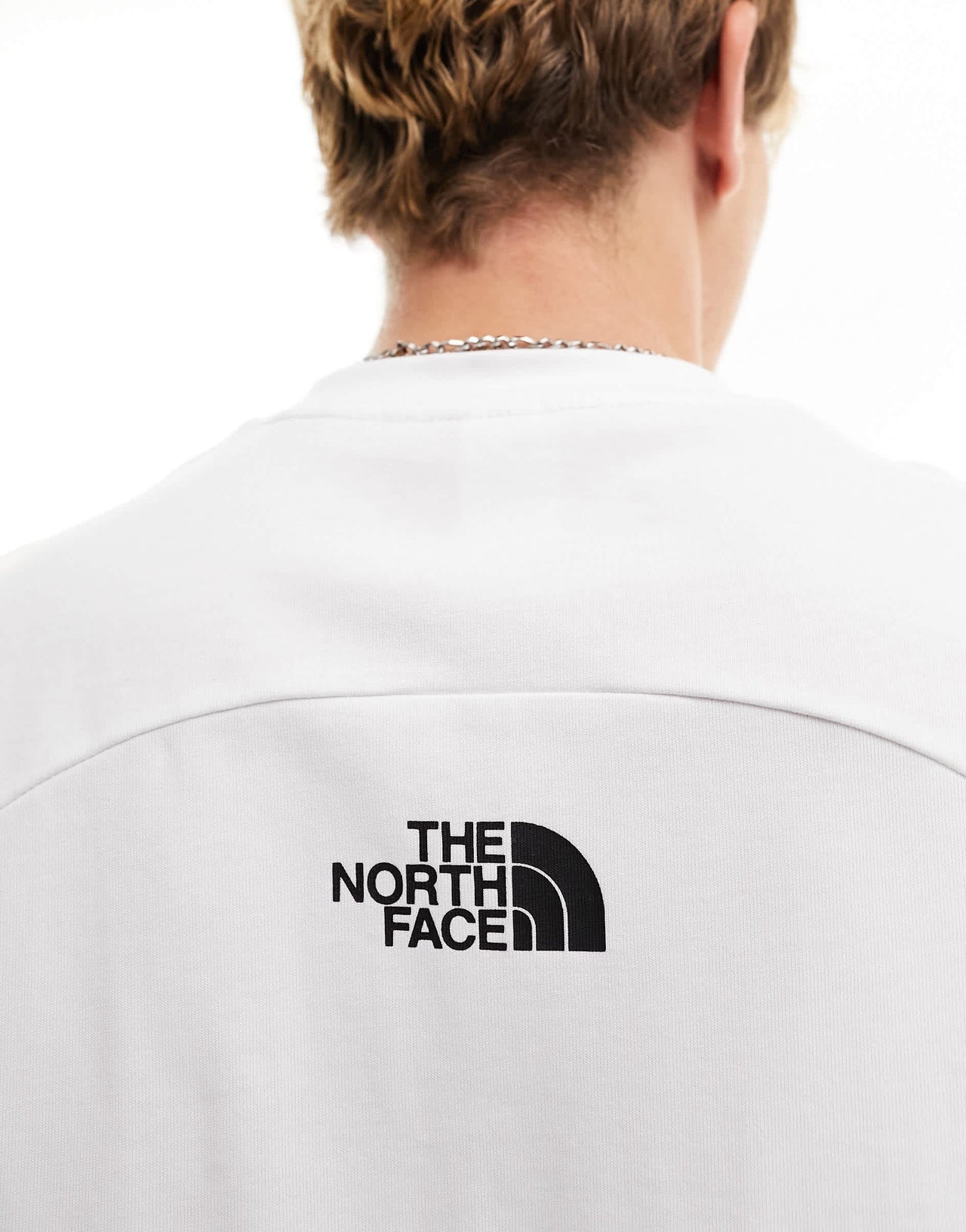 The North Face NSE Carabiner chest graphic heavyweight oversized t-shirt in white