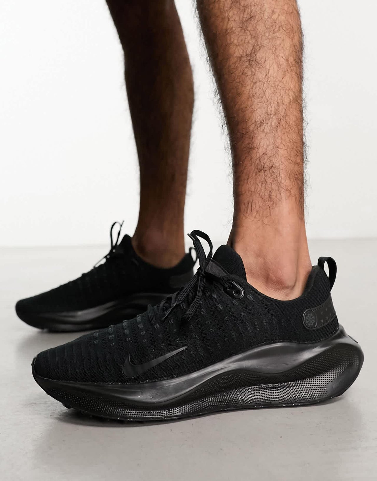 Nike Running React Infinity  Flyknit 4 trainers in triple black
