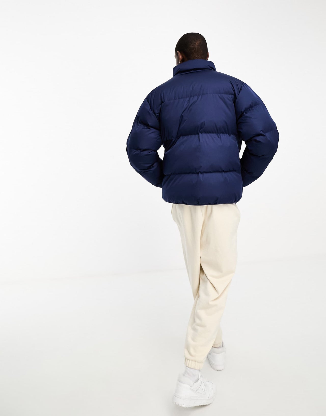 Nike Club puffer jacket in navy