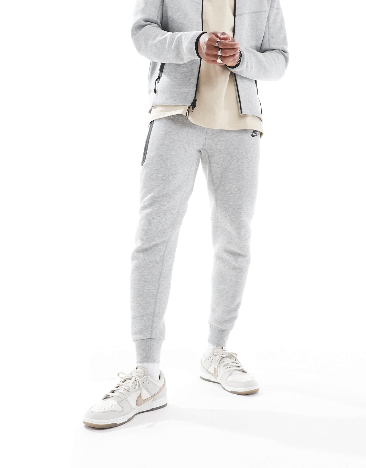 Nike Tech Fleece joggers in grey