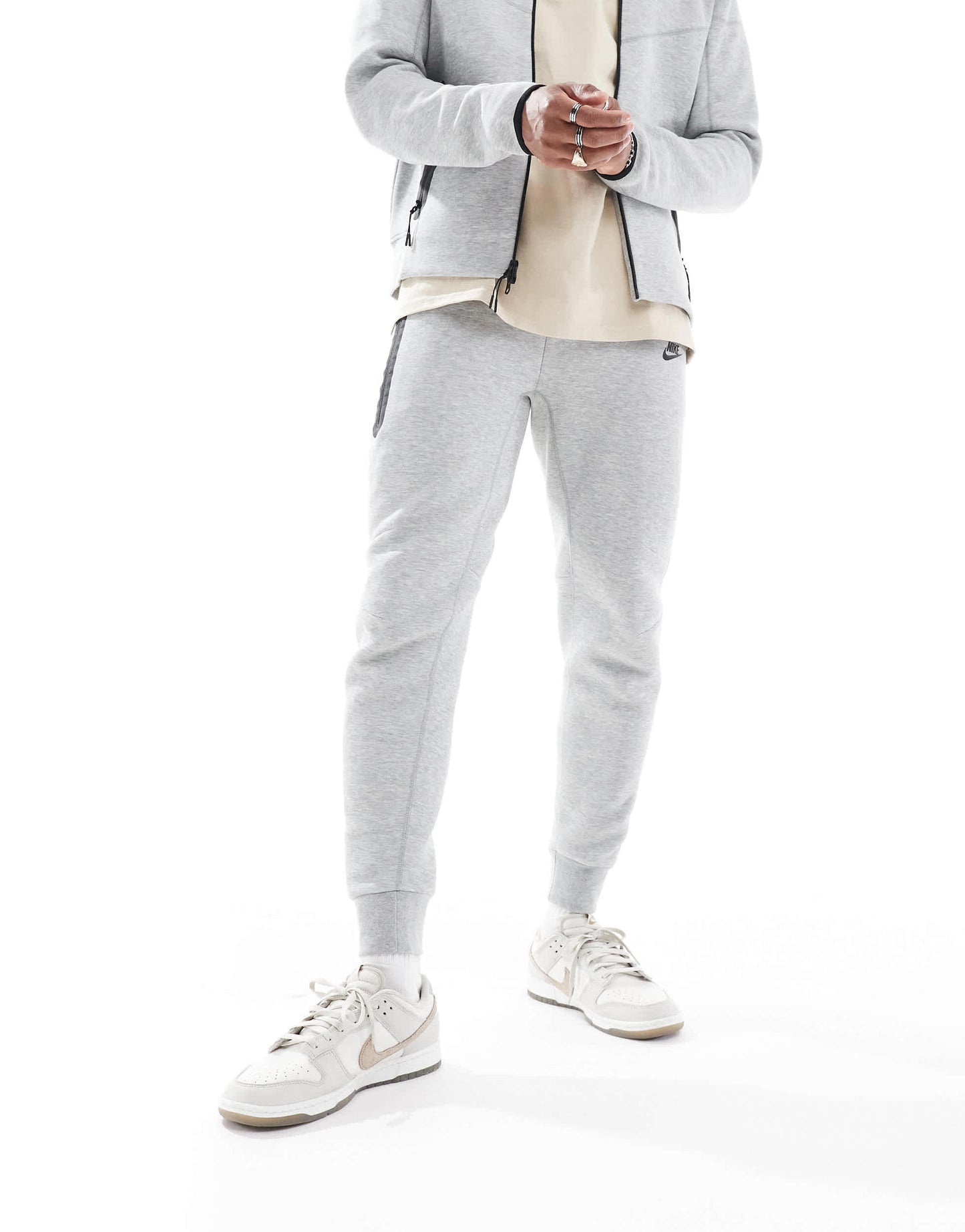 Nike Tech Fleece joggers in grey
