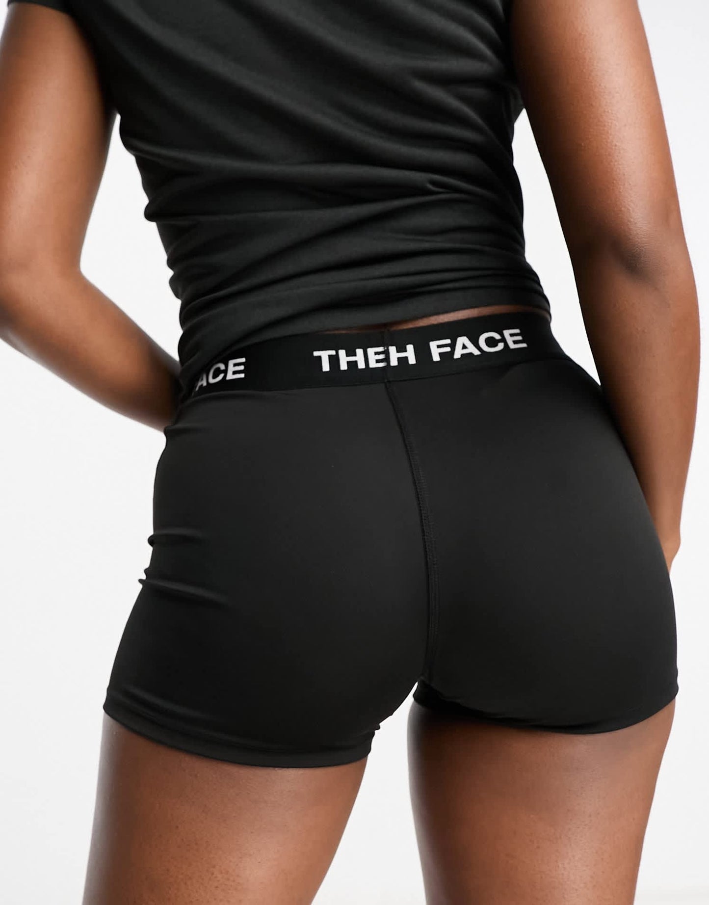 The North Face Training bootie shorts in black