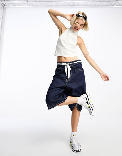 Jordan flight club mock neck tank top in sail white