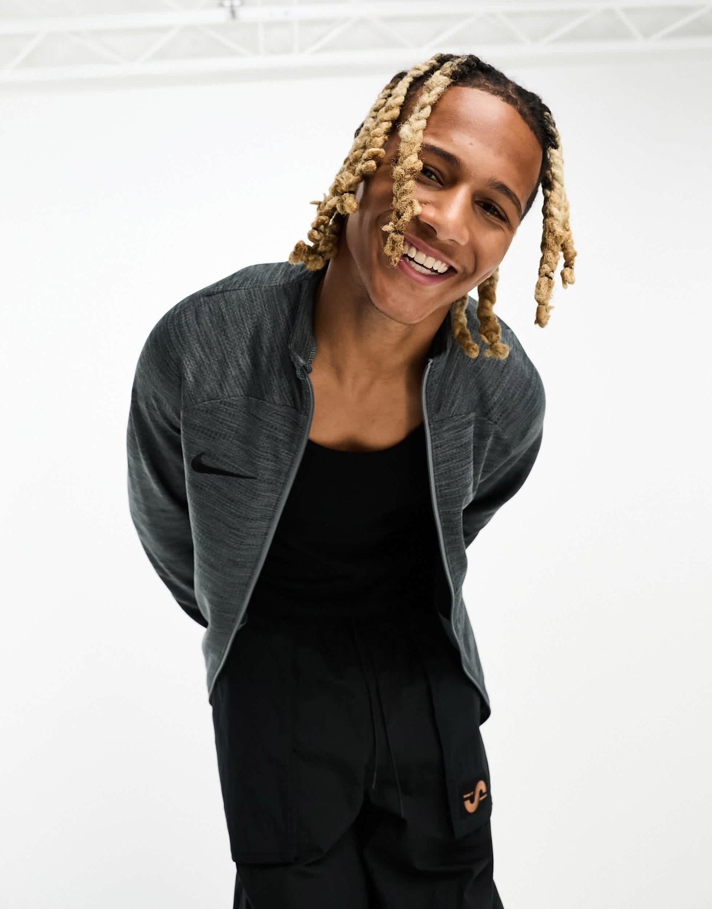 Nike Football Academy Dri-Fit track jacket in blue