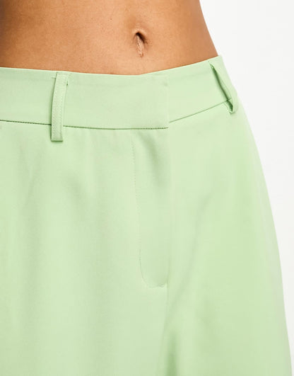 Y.A.S tailored flared trouser co-ord in mint green