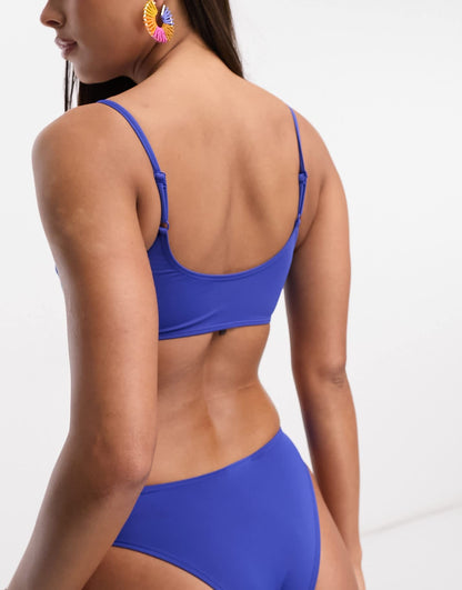 ellesse Baltico bikini top in blue fade