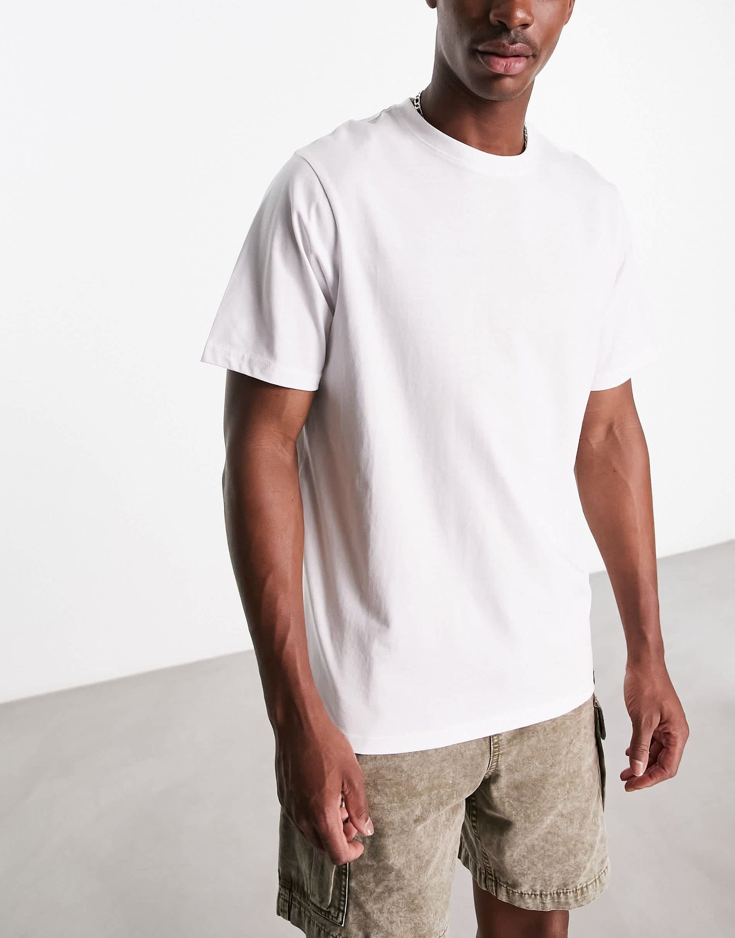 Pull&Bear 3 pack regular fit t-shirt in white
