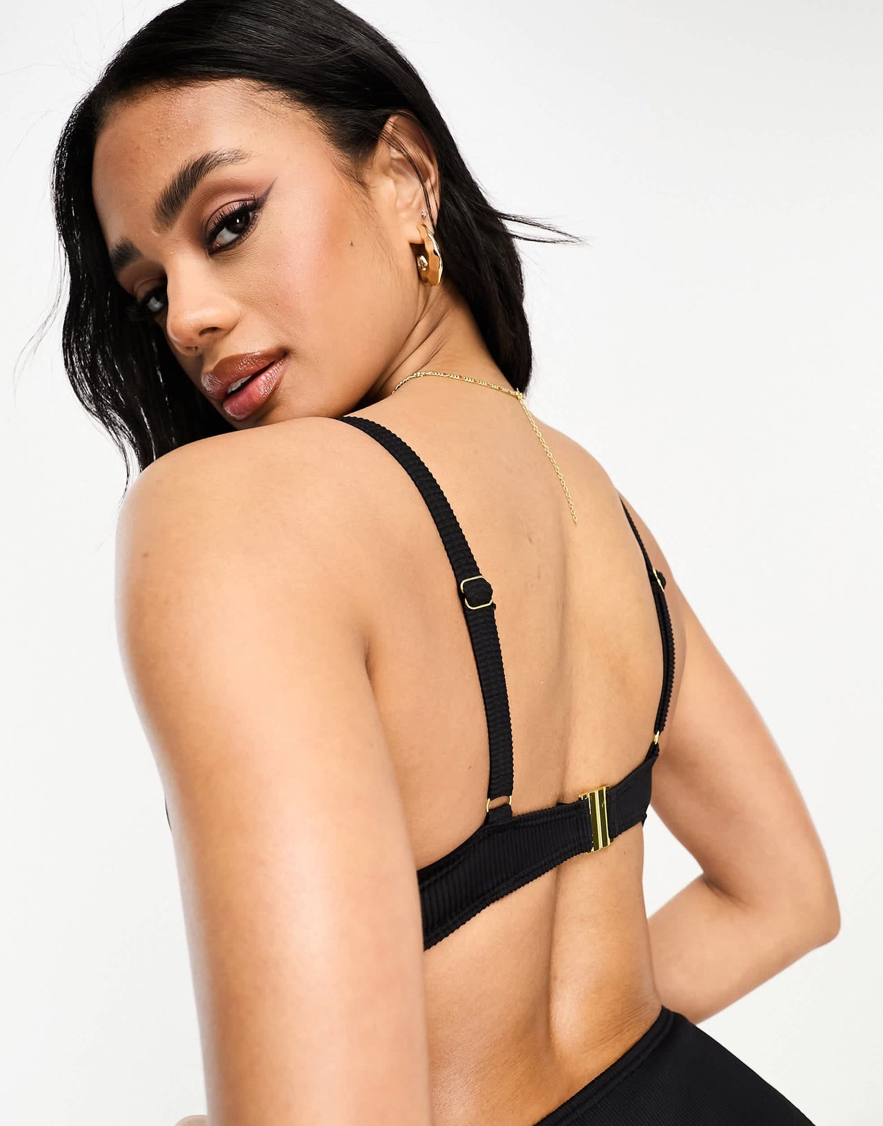 Ann Summers riviera bikini top in black