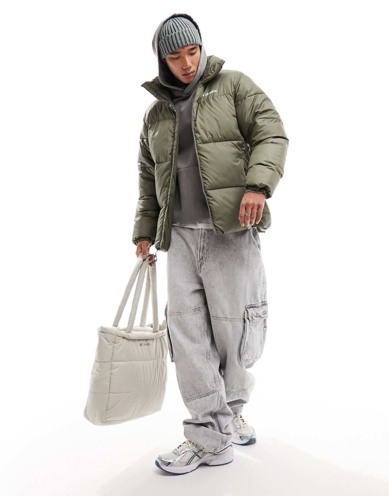 Columbia Puffect II puffer coat in khaki