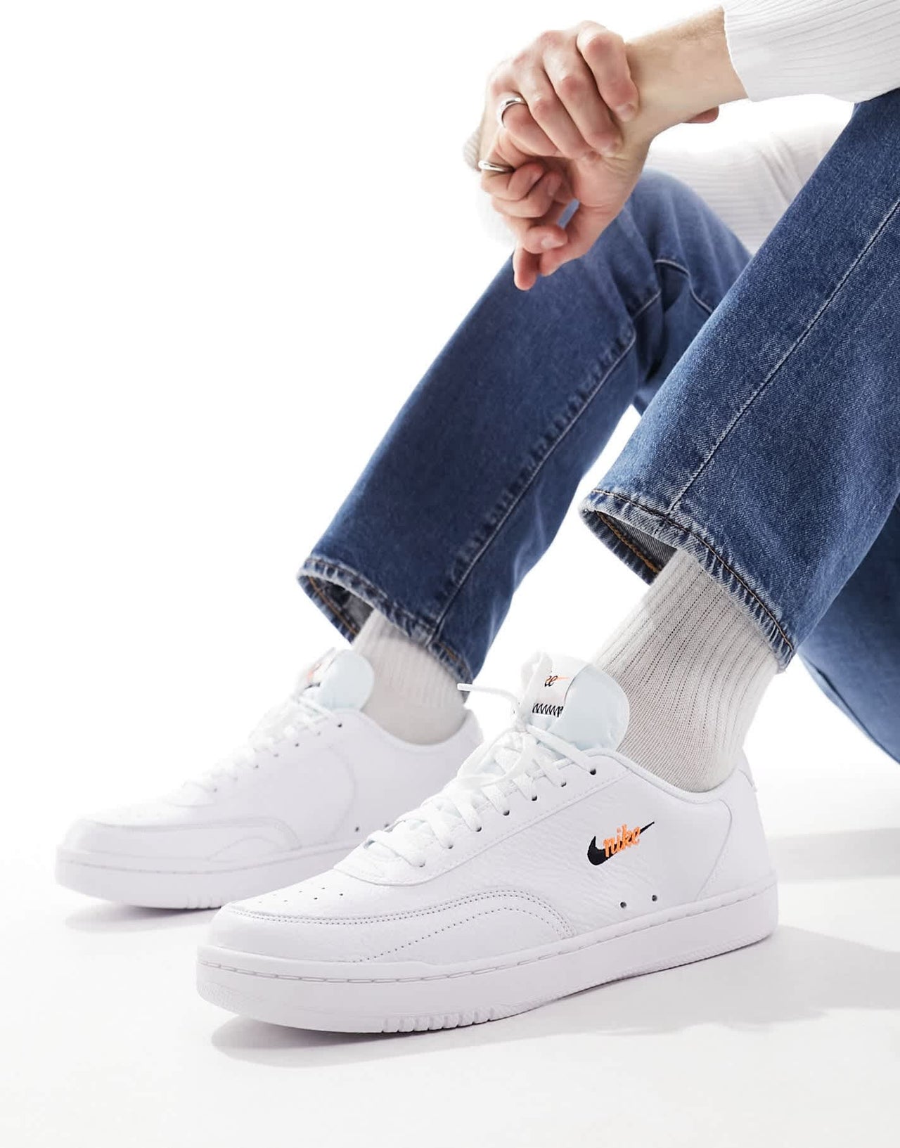 Nike Court Vintage Premium trainers in white