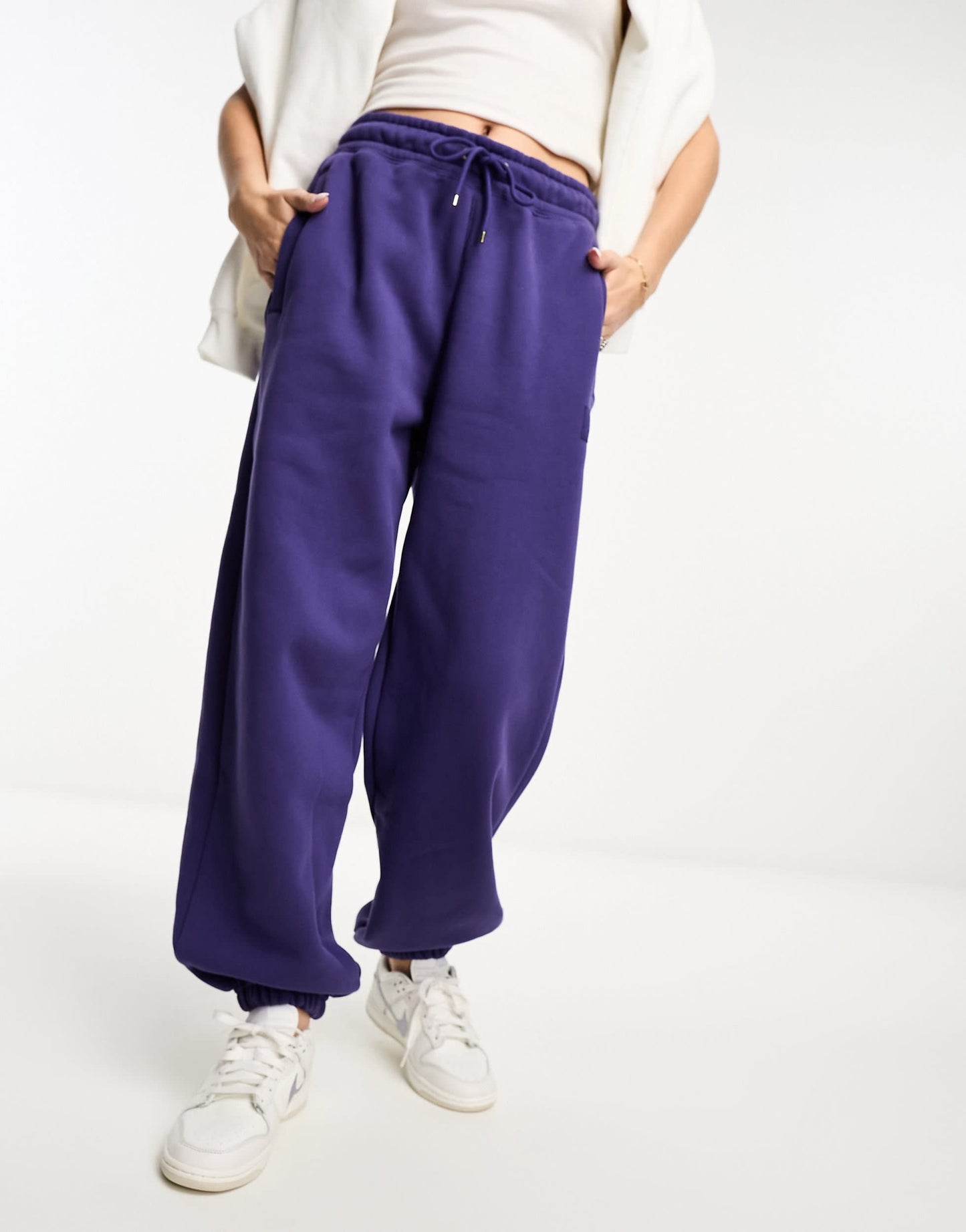 Jordan Flight fleece joggers in sky purple
