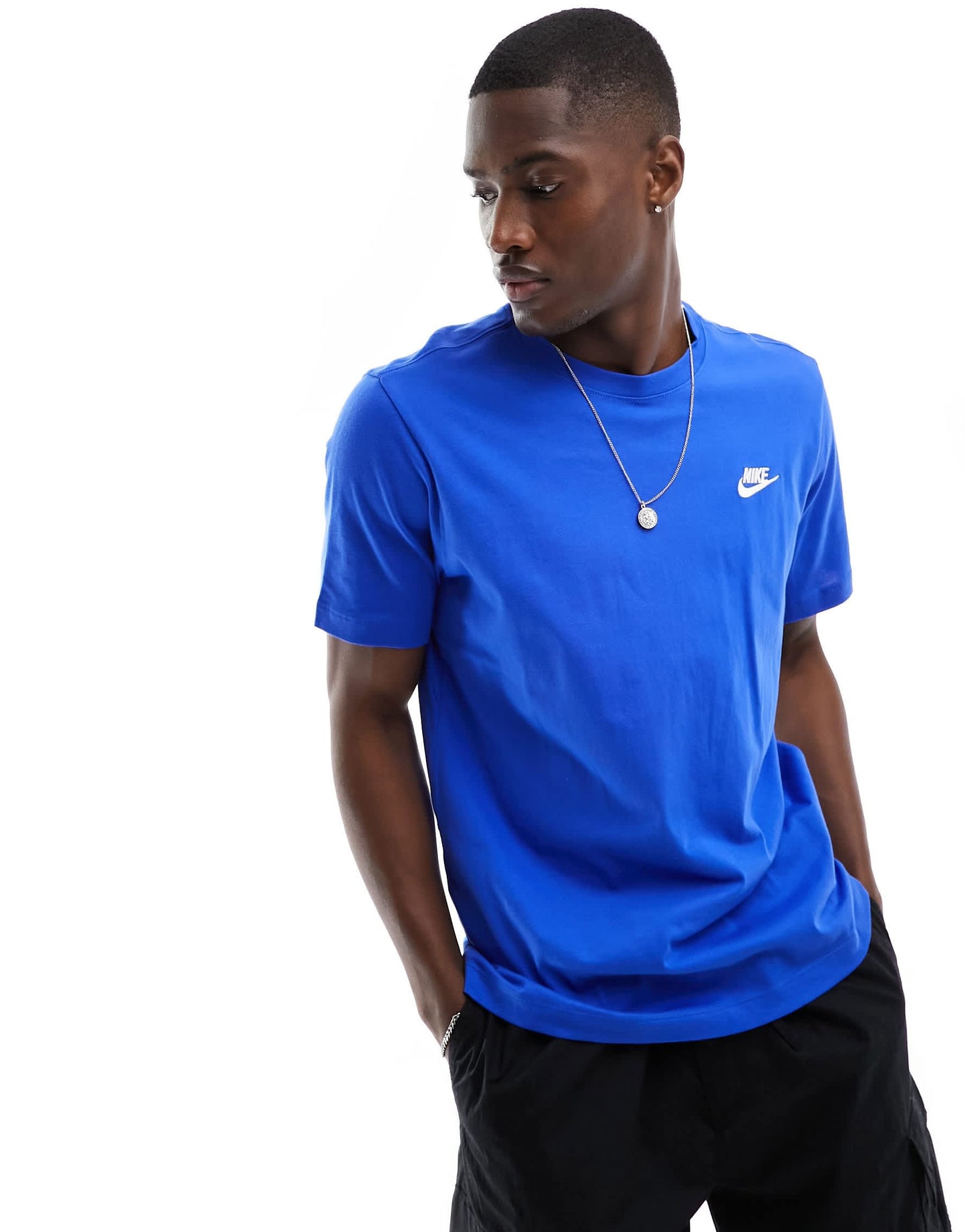 Nike Club unisex t-shirt in royal blue