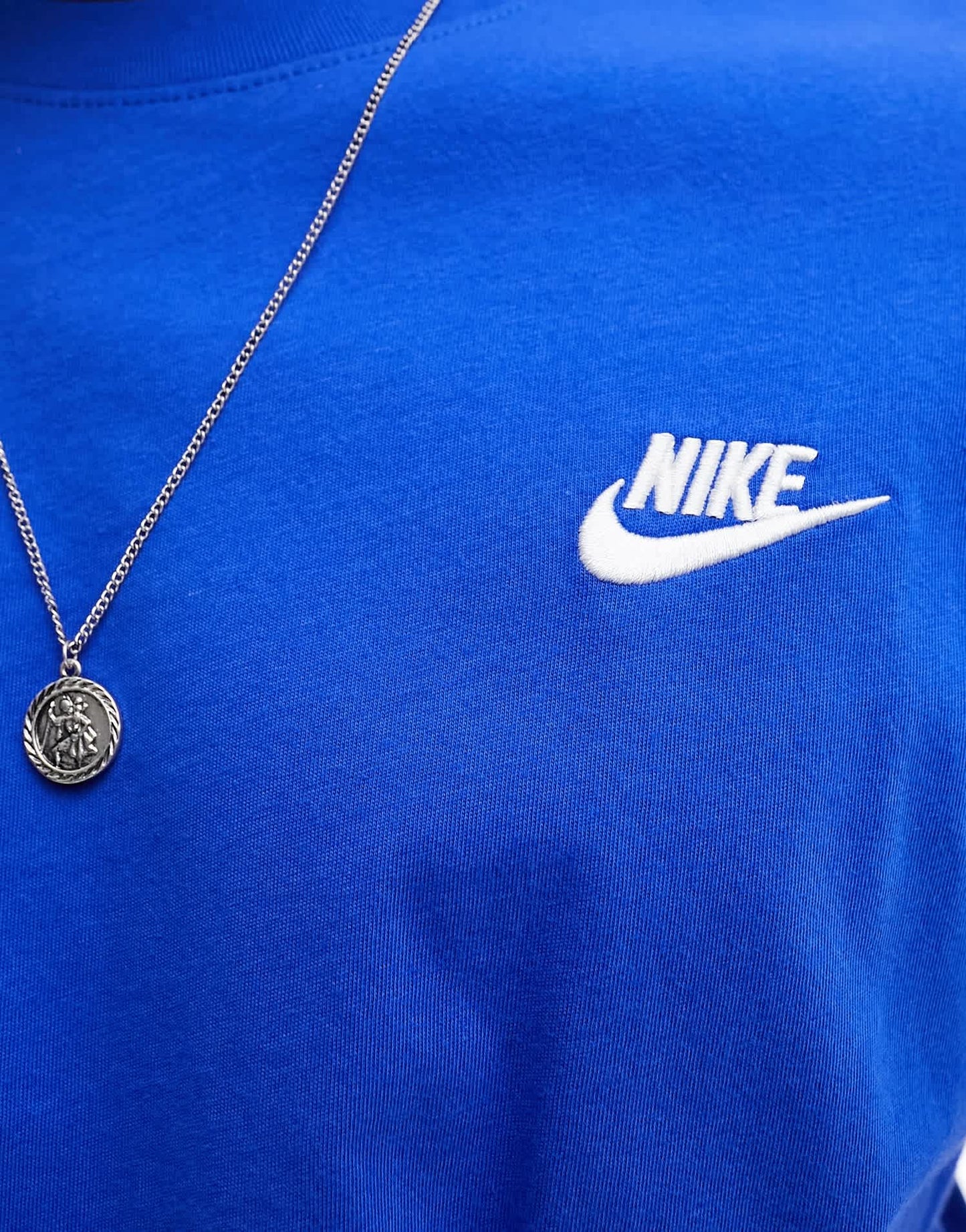 Nike Club unisex t-shirt in royal blue