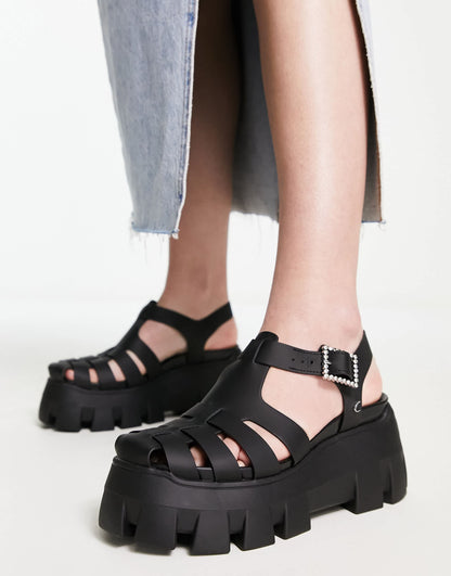Circus NY Alyson chunky platform sandals in black