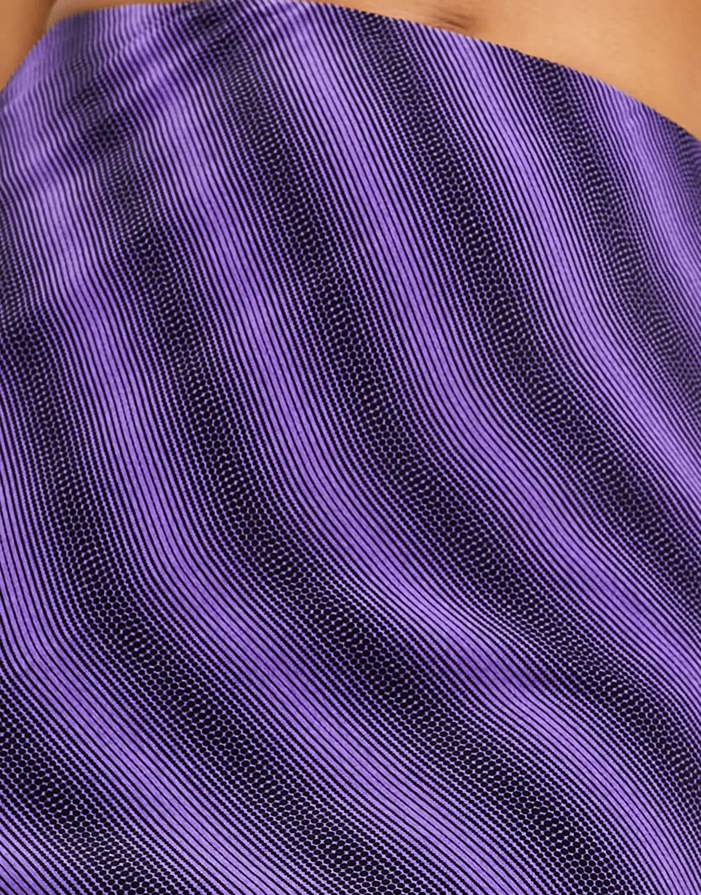 Glamorous midi slip skirt in purple optical print