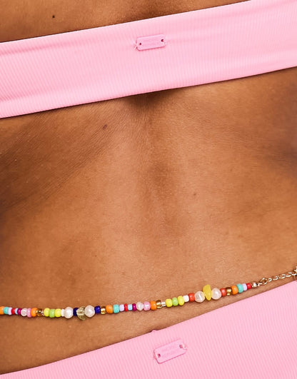 Pull&Bear bikini bottom in baby pink