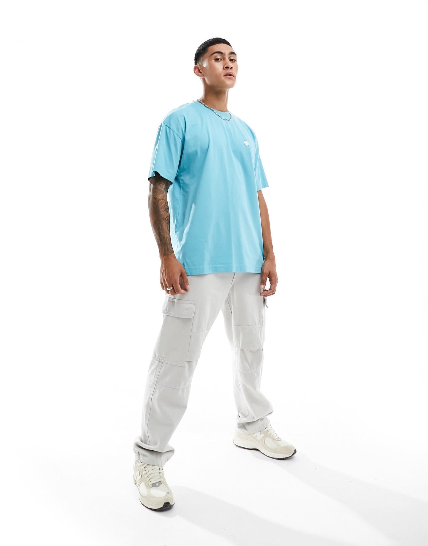Pretty Green ECCY back print relaxed fit t-shirt in teal