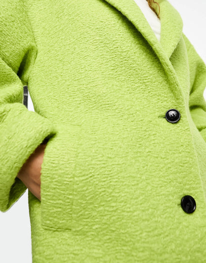 Gianni Feraud smart coat in lime green