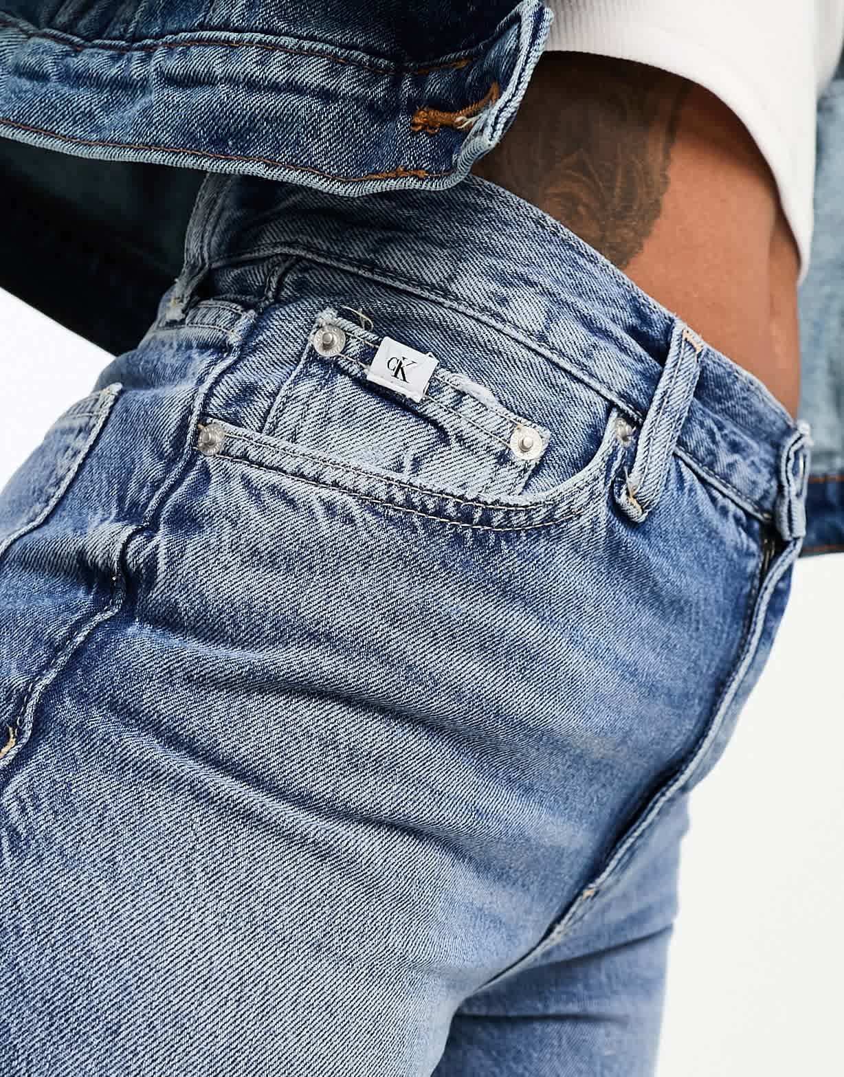 Calvin Klein Jeans mom jeans in mid wash