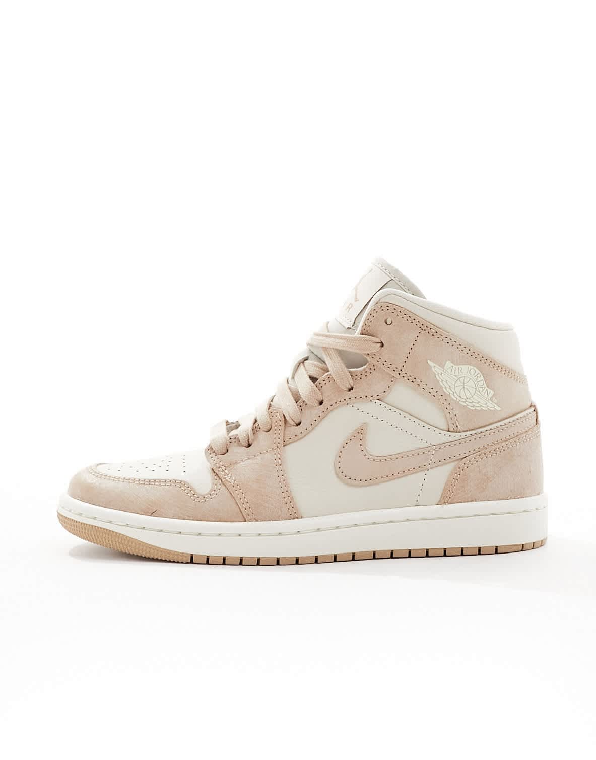 Nike Air Jordan 1 Mid trainers in stone