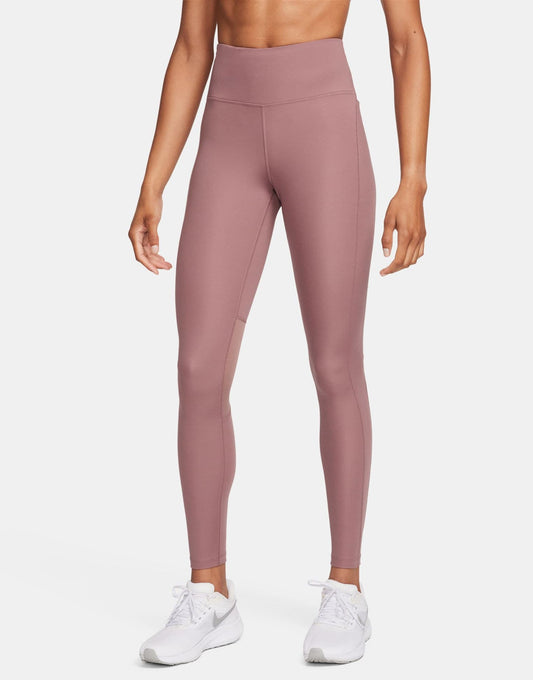 Nike Running Fast Dri-Fit mid rise leggings in smokey mauve