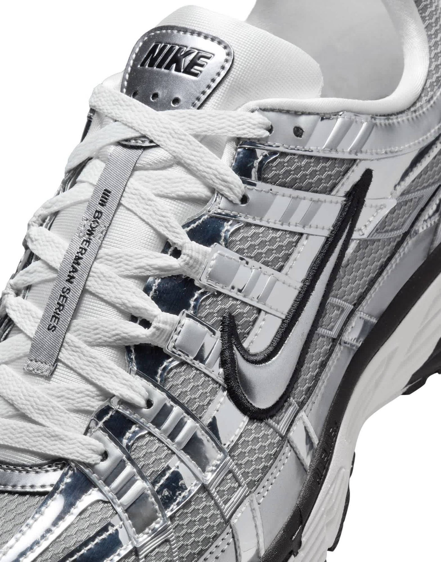 Nike P-6000 trainers in silver