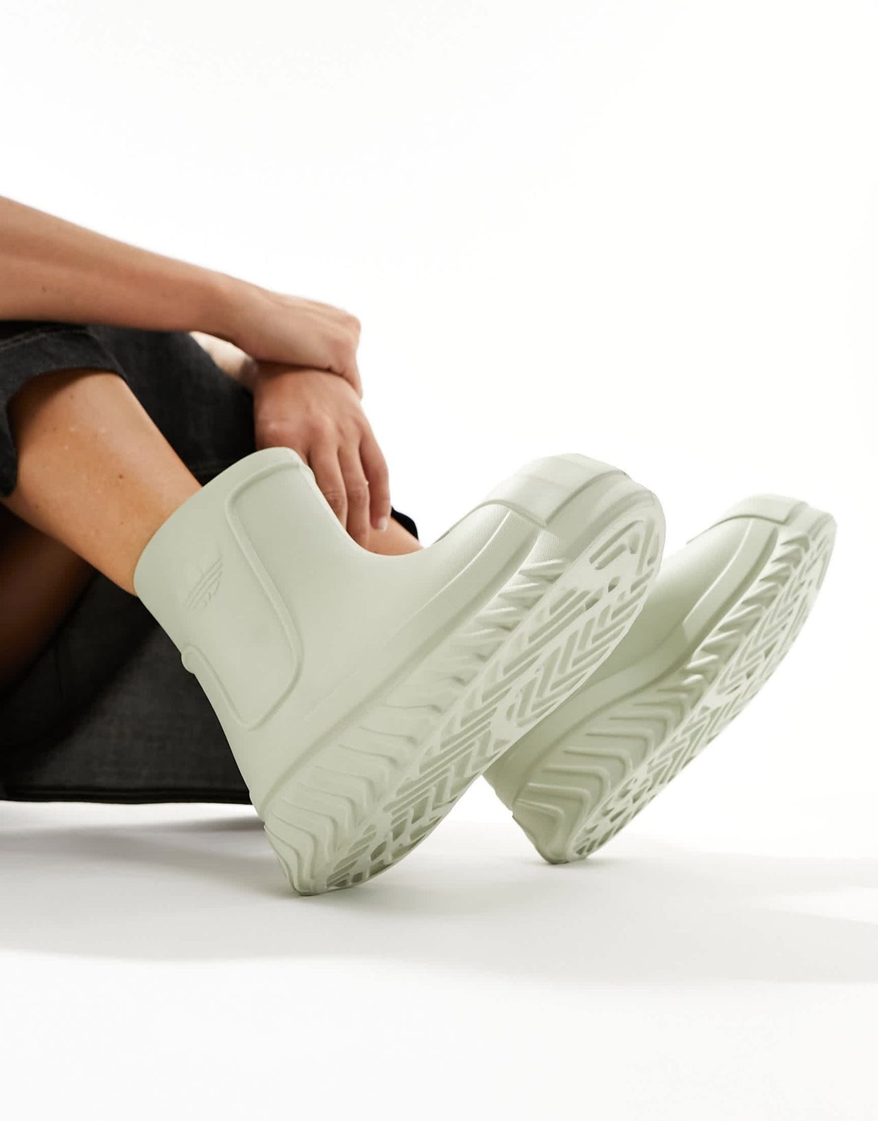 adidas Originals adiFOM Superstar boot in sage green