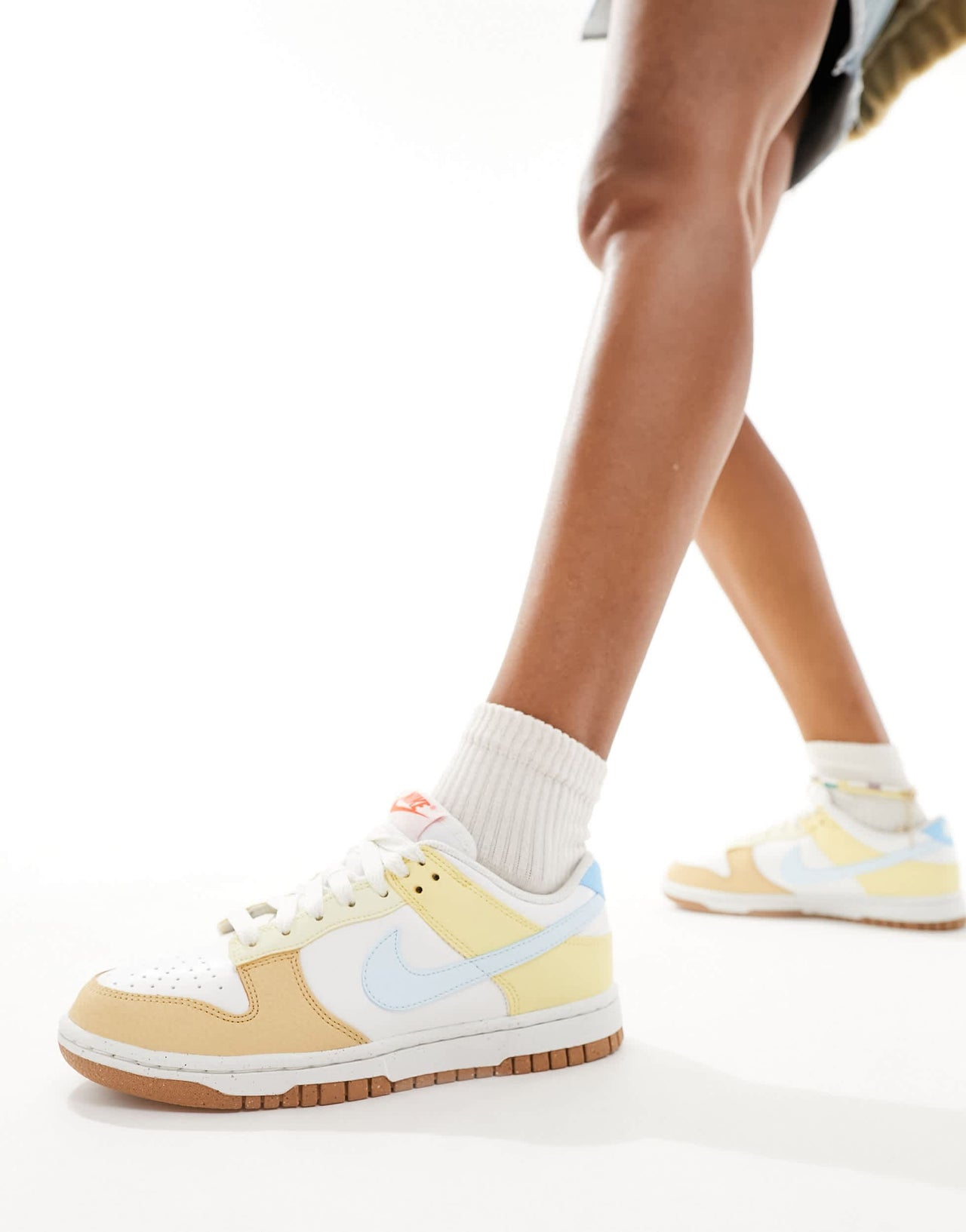 Nike Dunk low NN easter  trainers in white and pastel mix