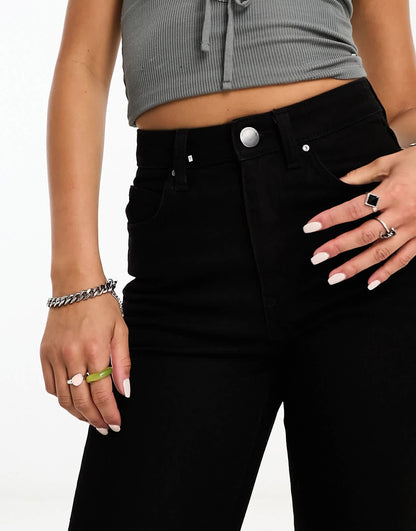 Cotton On stretch mom jean in black