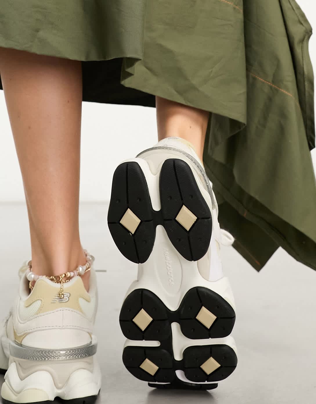 New Balance 9060 trainers in beige