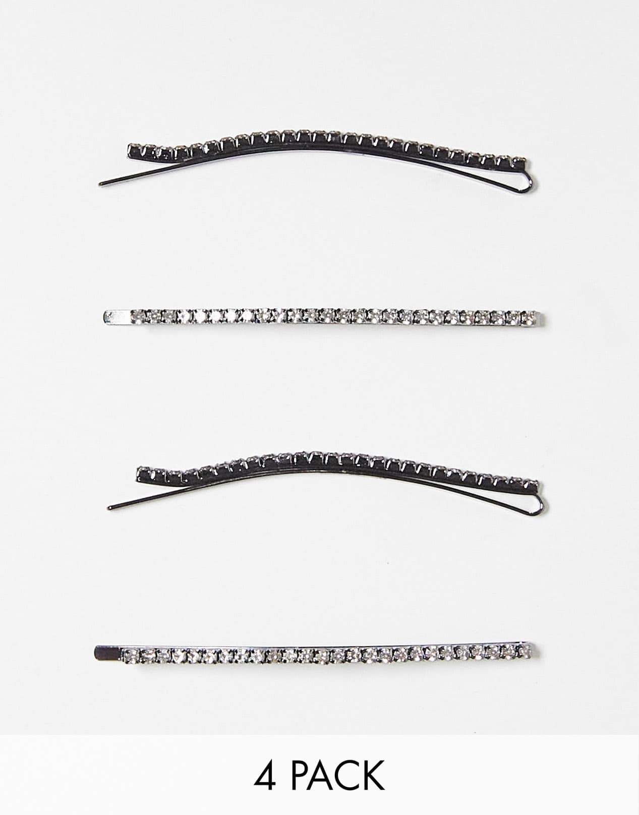 Kitsch Extra Long Rhinestone Bobby Pins - 4 Pack