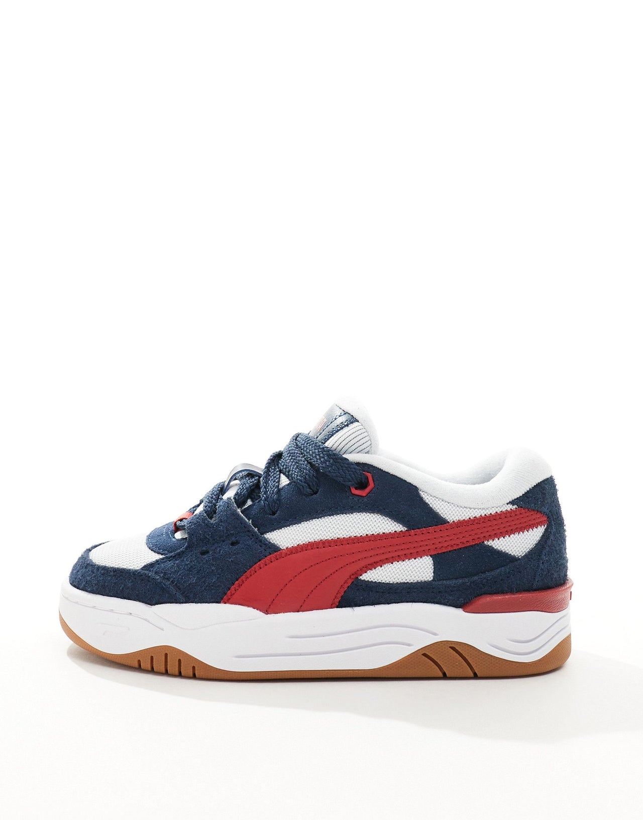 Puma 180 trainers in navy and red