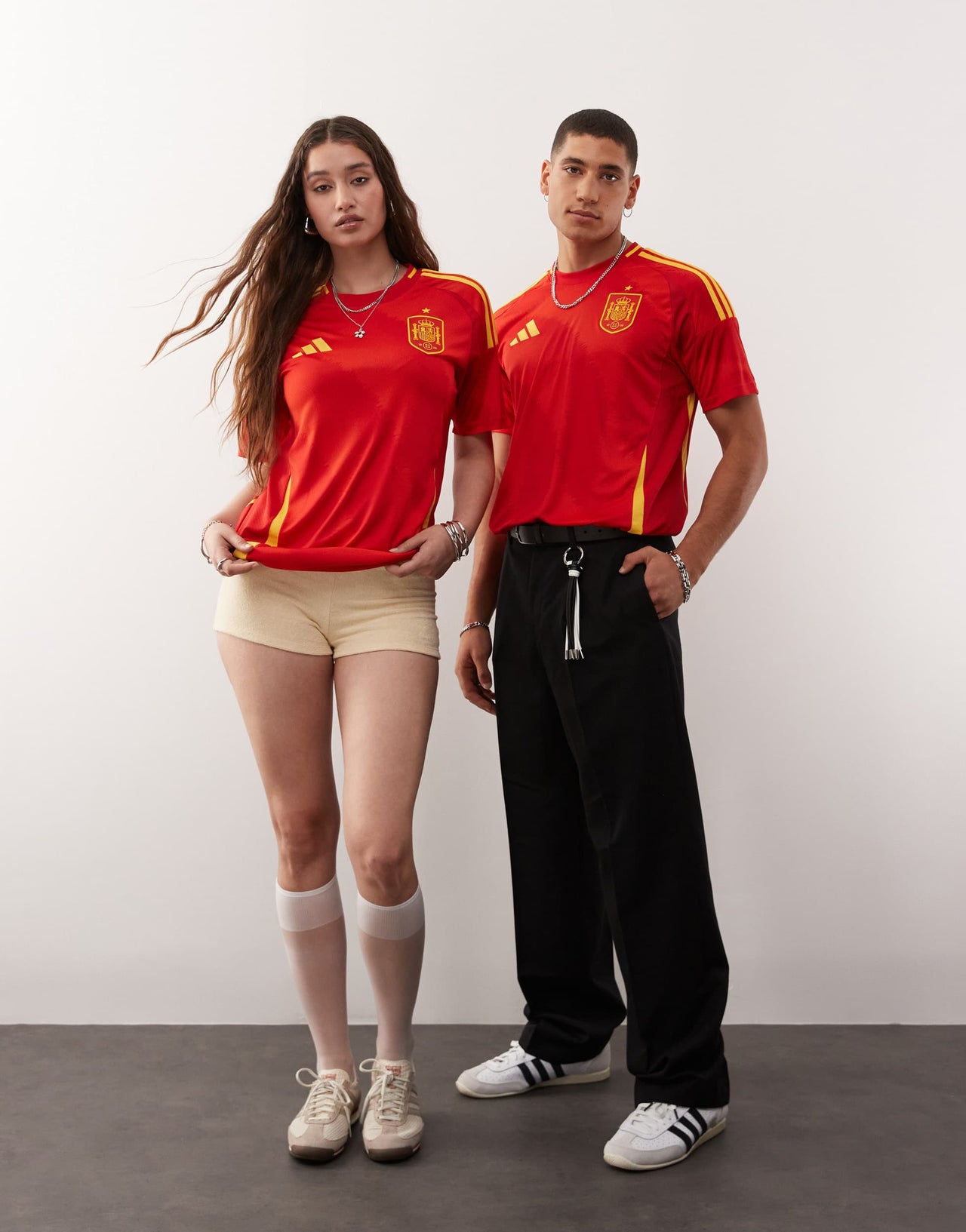 adidas Football Euro 2025 Spain home shirt in red