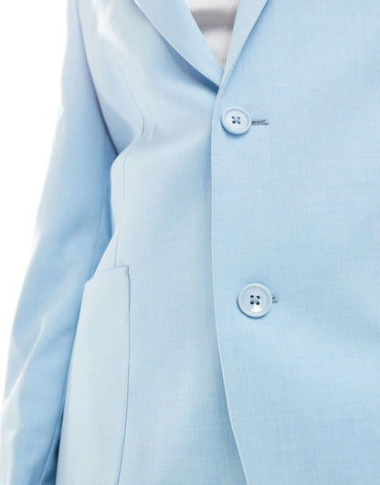 ASOS DESIGN skinny suit jacket in  cornflower blue