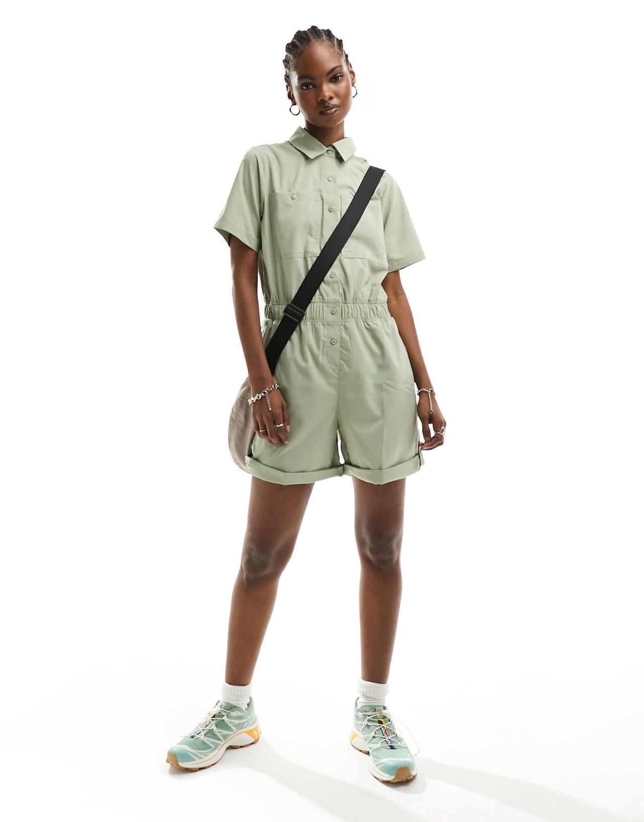Columbia Ridge Utility playsuit in khaki