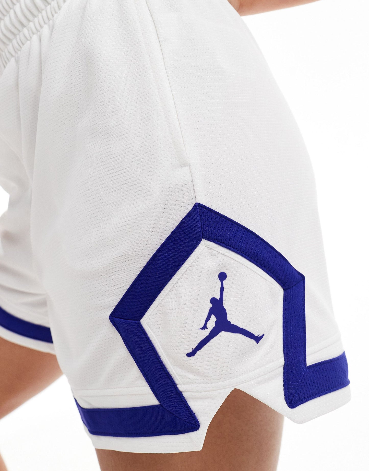 Jordan Sport 4 inch diamond short in white