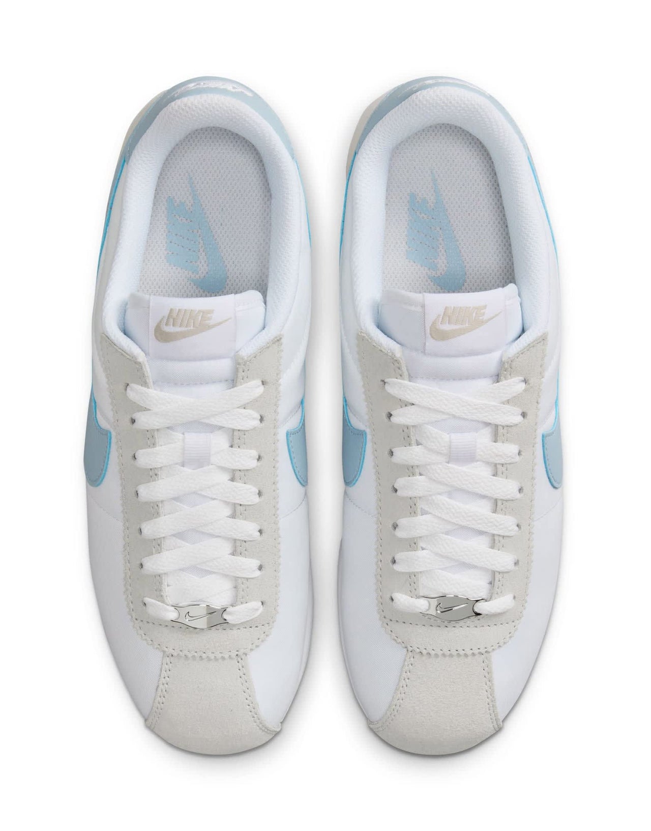 Nike Cortez TXT trainers in white and blue
