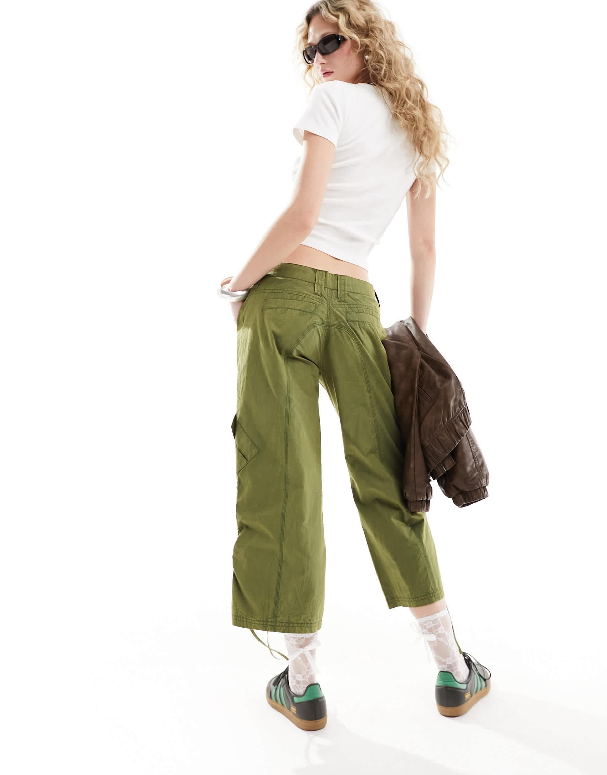 Reclaimed Vintage y2k cropped capri trouser