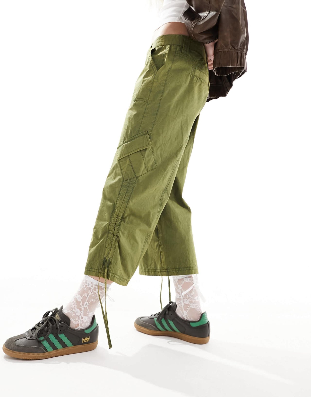 Reclaimed Vintage y2k cropped capri trouser