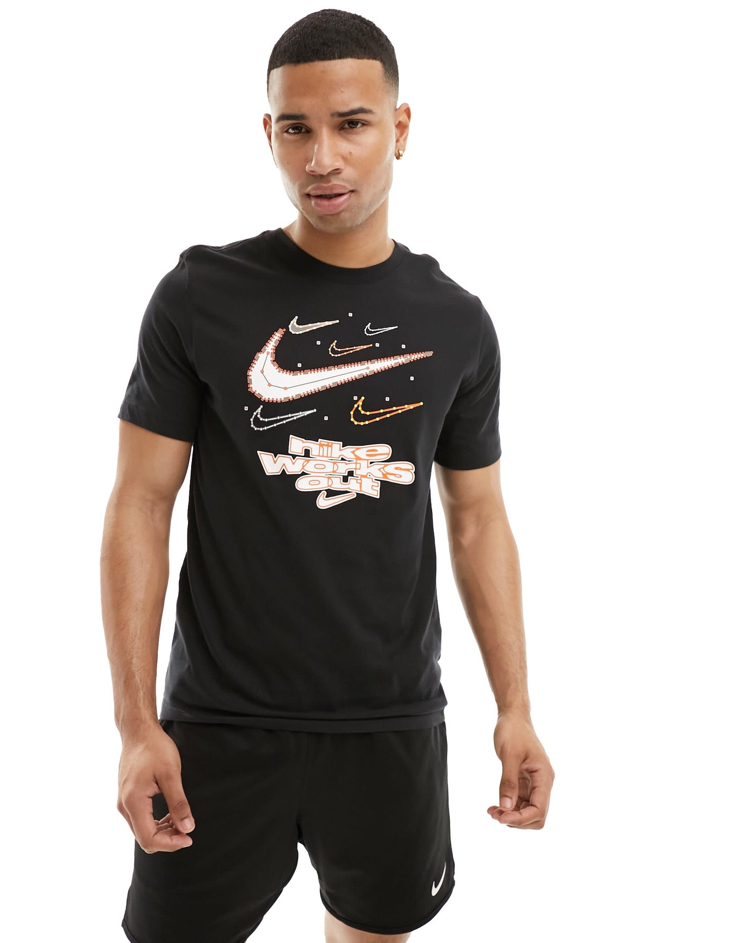 Nike Training Dri-Fit graphic t-shirt in black
